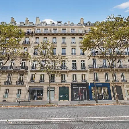 Elegante, Champs-elysees, Opera-monceau, Ac Apartament Paryż